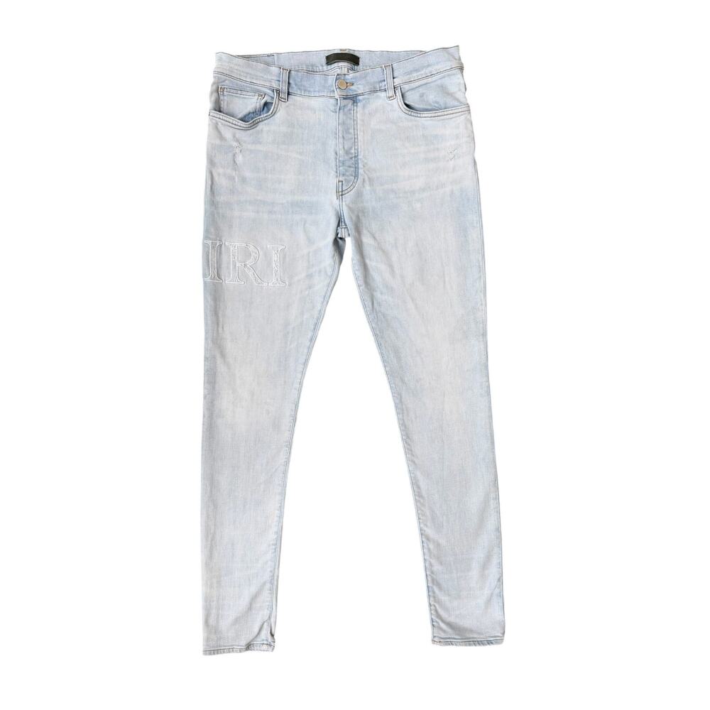 Size 36 - Amiri Denim Paisley Print Jeans